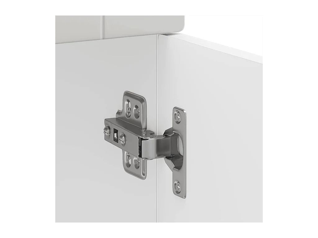 Armoire de cuisine blanc bois d'ingénierie