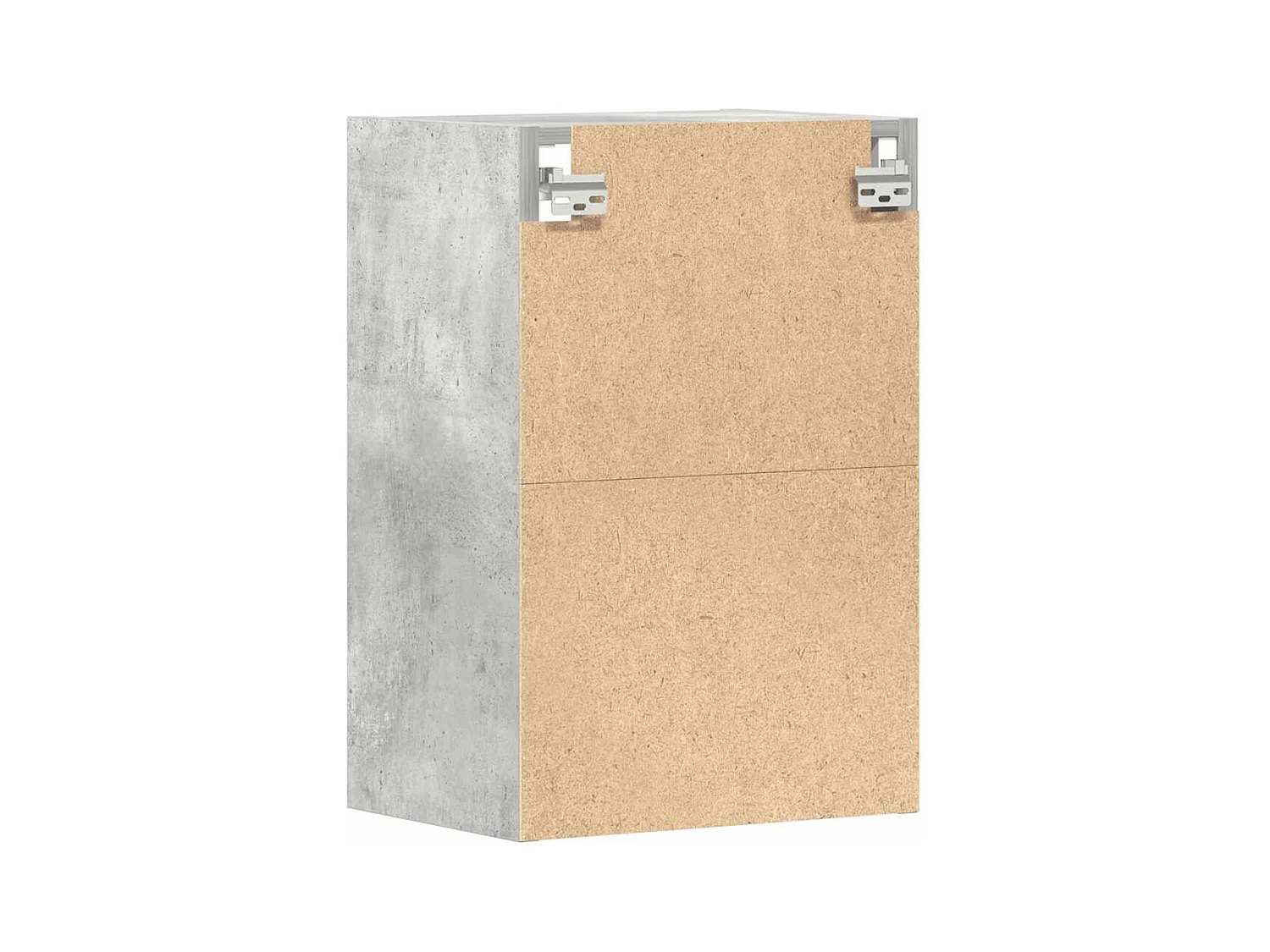 Armoire suspendue gris béton 40x29,5x60 cm
