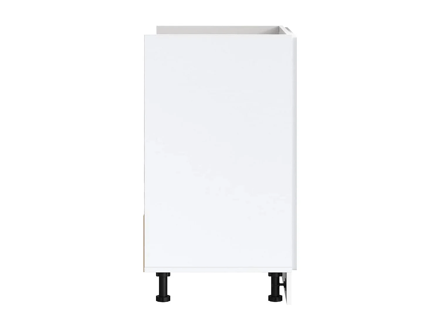 witte spoelbakkast 80x46x81,5 cm bewerkt hout