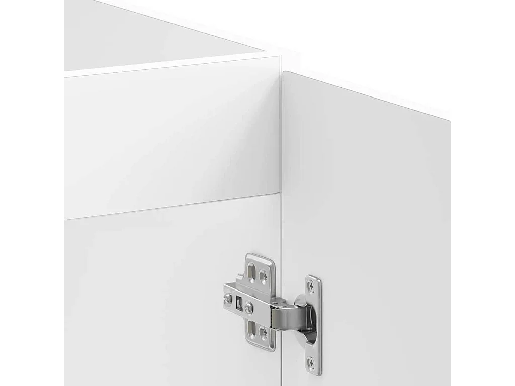 witte spoelbakkast 80x46x81,5 cm bewerkt hout