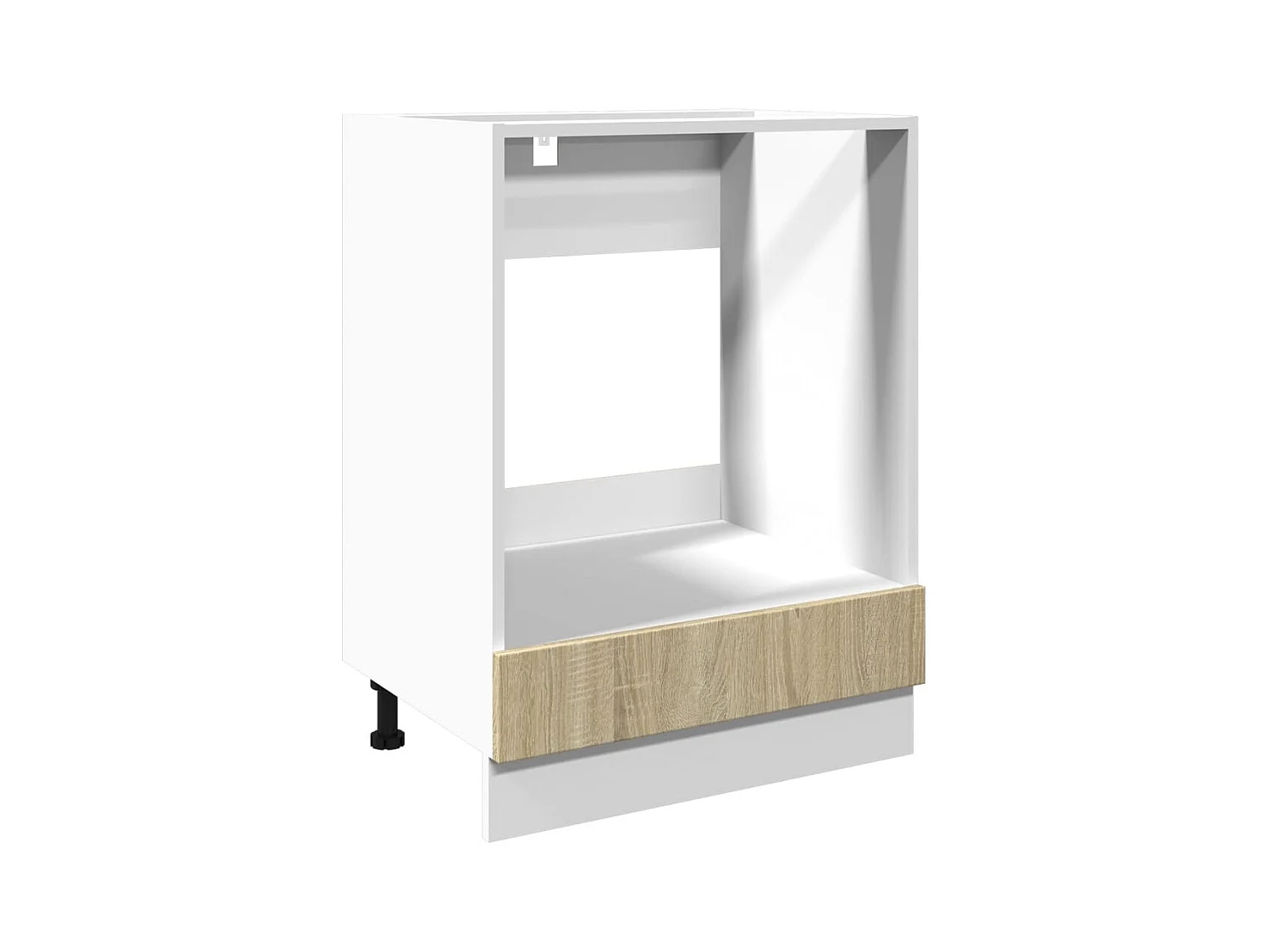 Armoire à four Chêne sonoma 60x46x81,5 cm Aggloméré