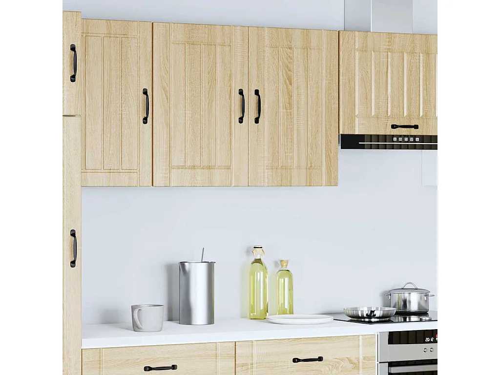 Armoire murale de cuisine chêne sonoma bois ingénierie