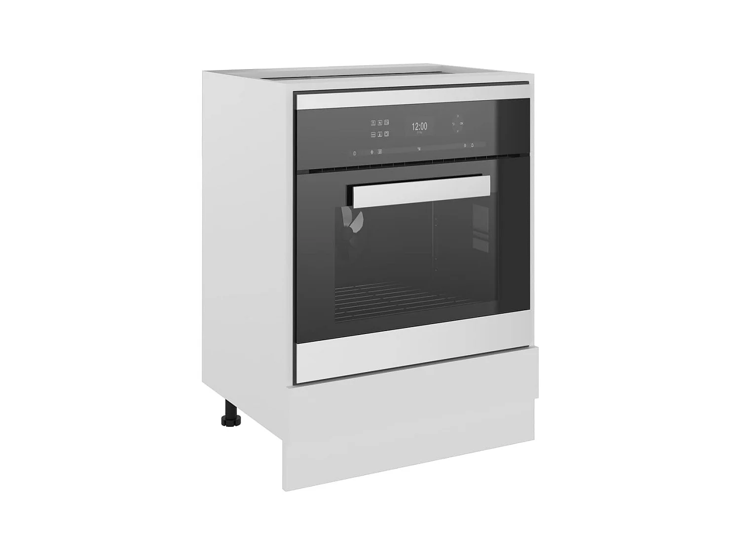 Lyon Weißer Backofenschrank 60x46x81,5 cm Holzwerkstoff