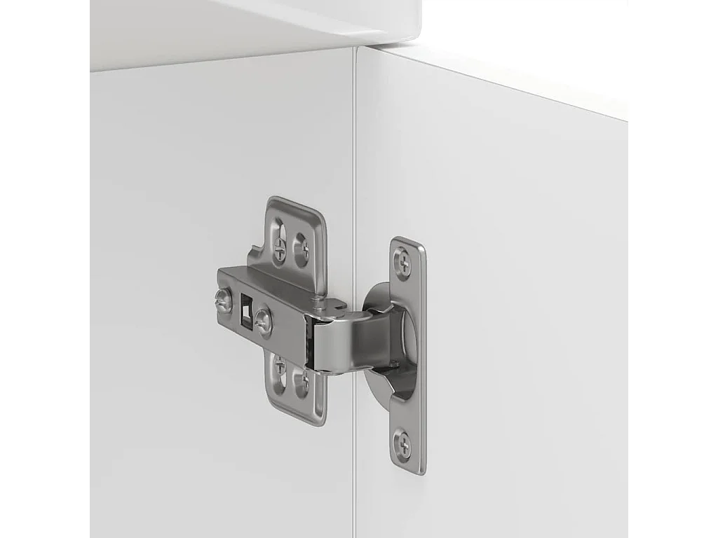 Mobile da cucina in legno ingegnerizzato bianco lucido