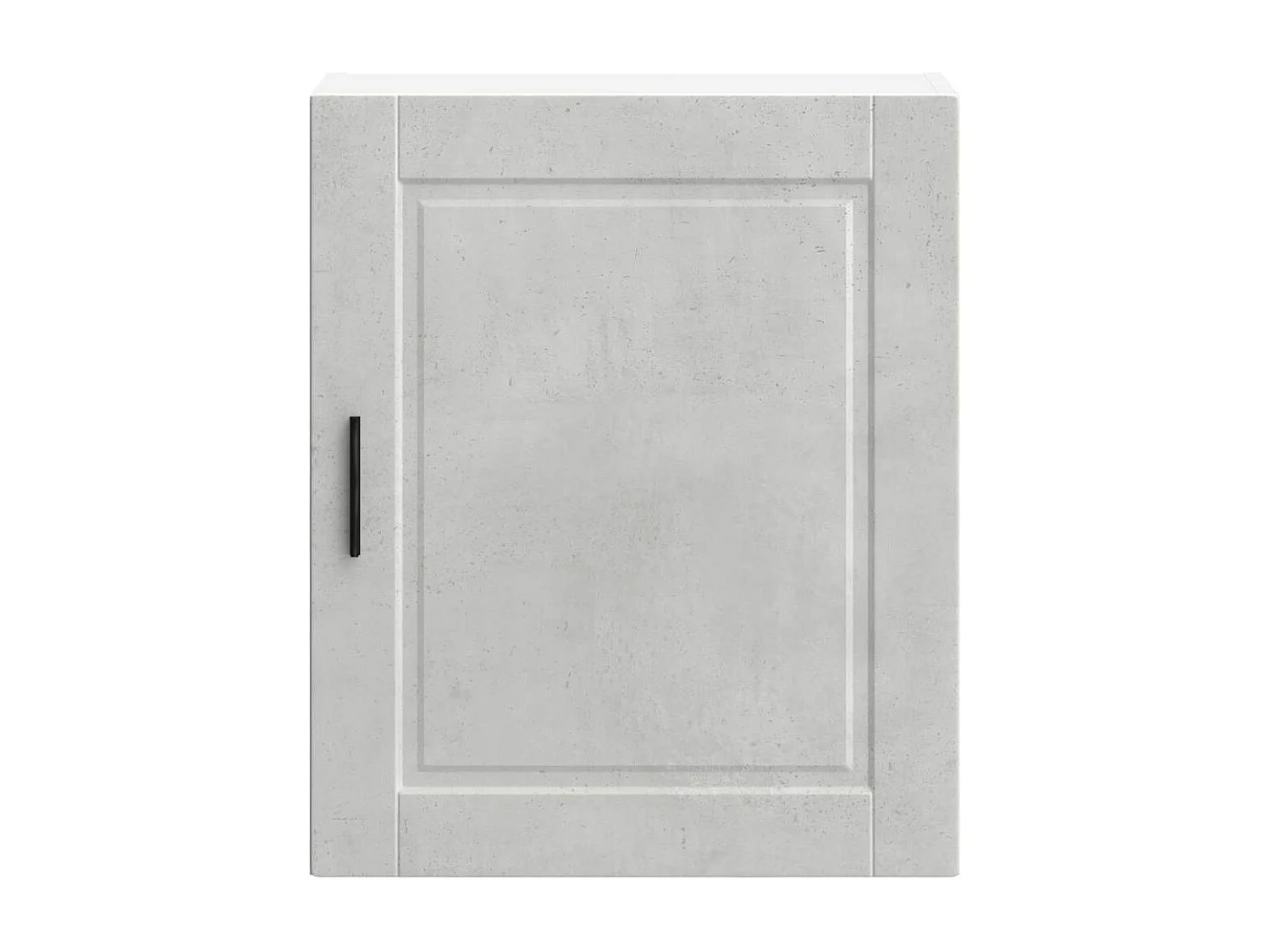 Armoire murale de cuisine gris béton bois d'ingénierie