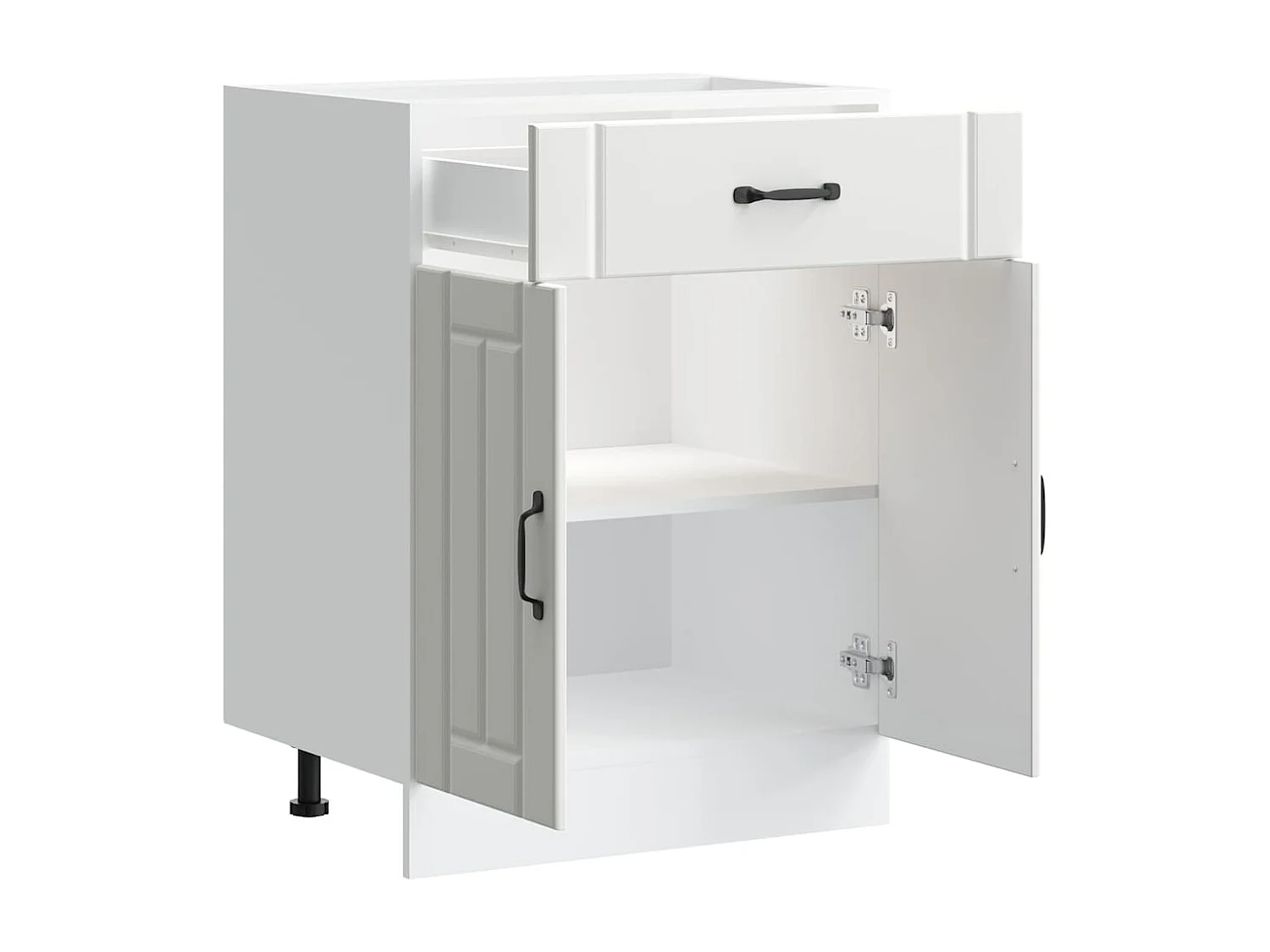 Mobile da cucina in legno ingegnerizzato bianco Lucca