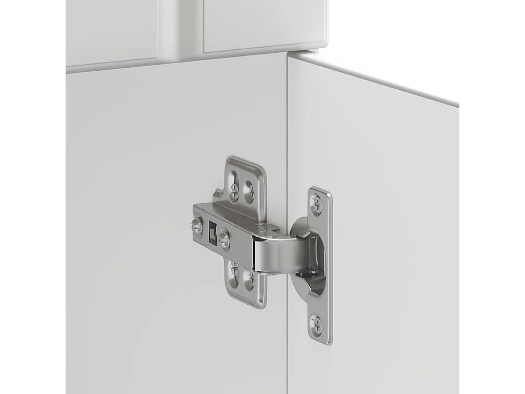 Armoire de cuisine blanc bois d'ingénierie