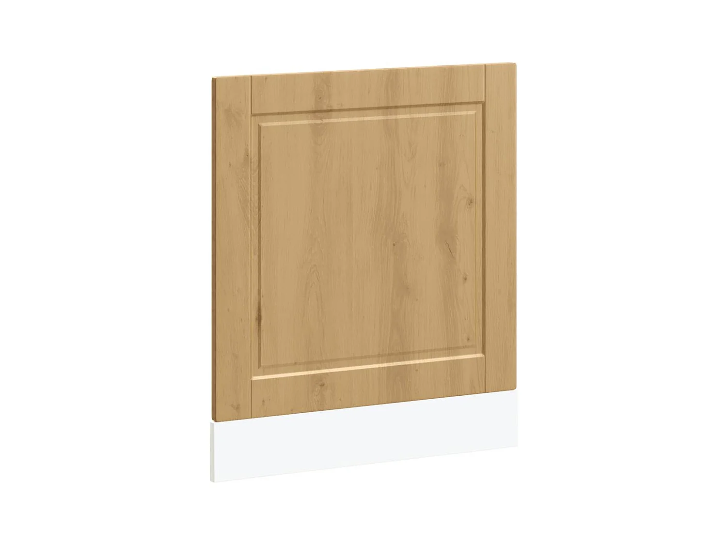 Pannello lavastoviglie in rovere artigianale 60x1,5x67 cm