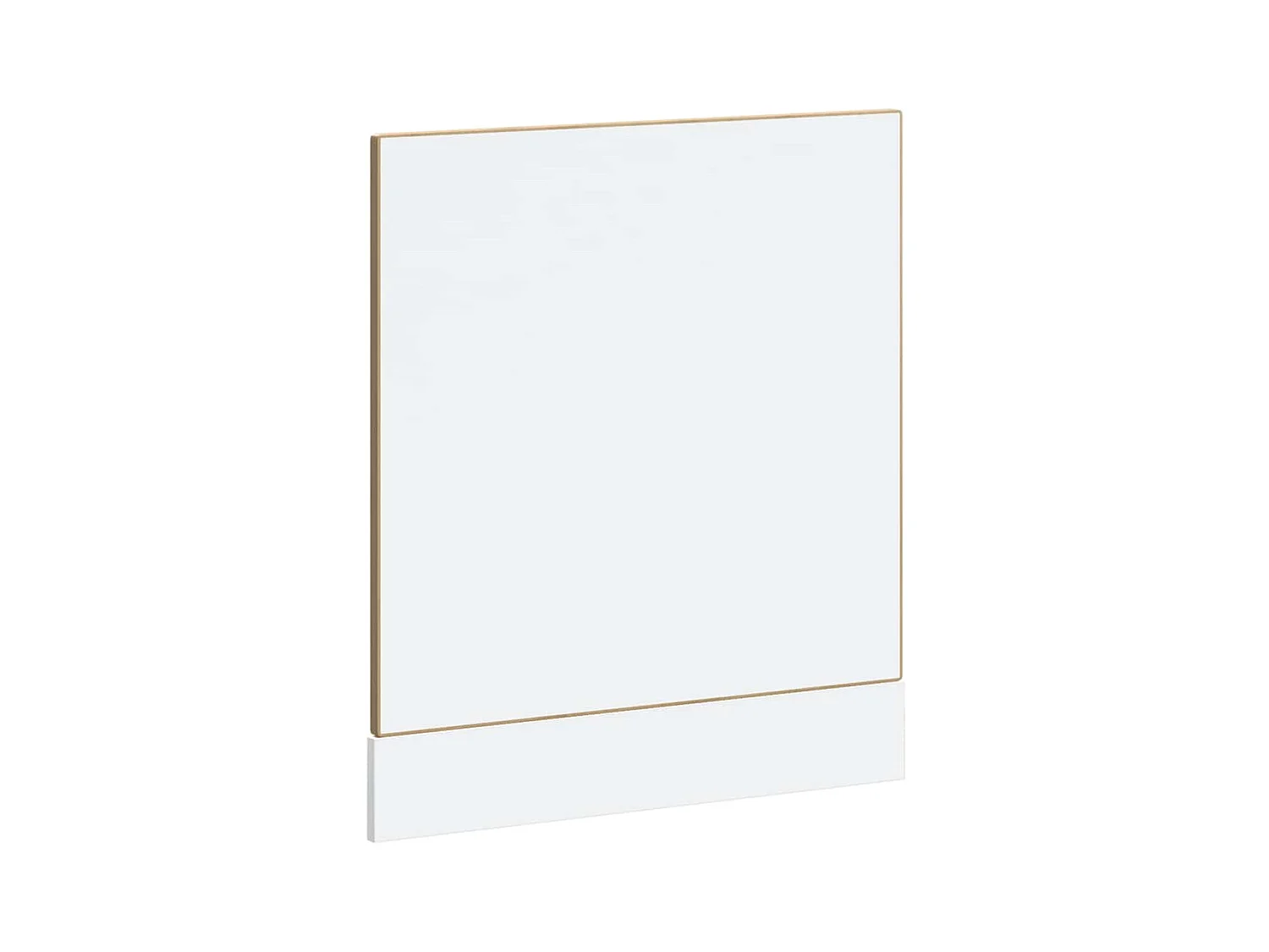 Pannello lavastoviglie in rovere artigianale 60x1,5x67 cm