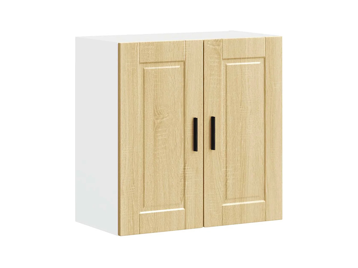 Gabinete de pared para cocina de madera de ingeniería de roble Sonoma