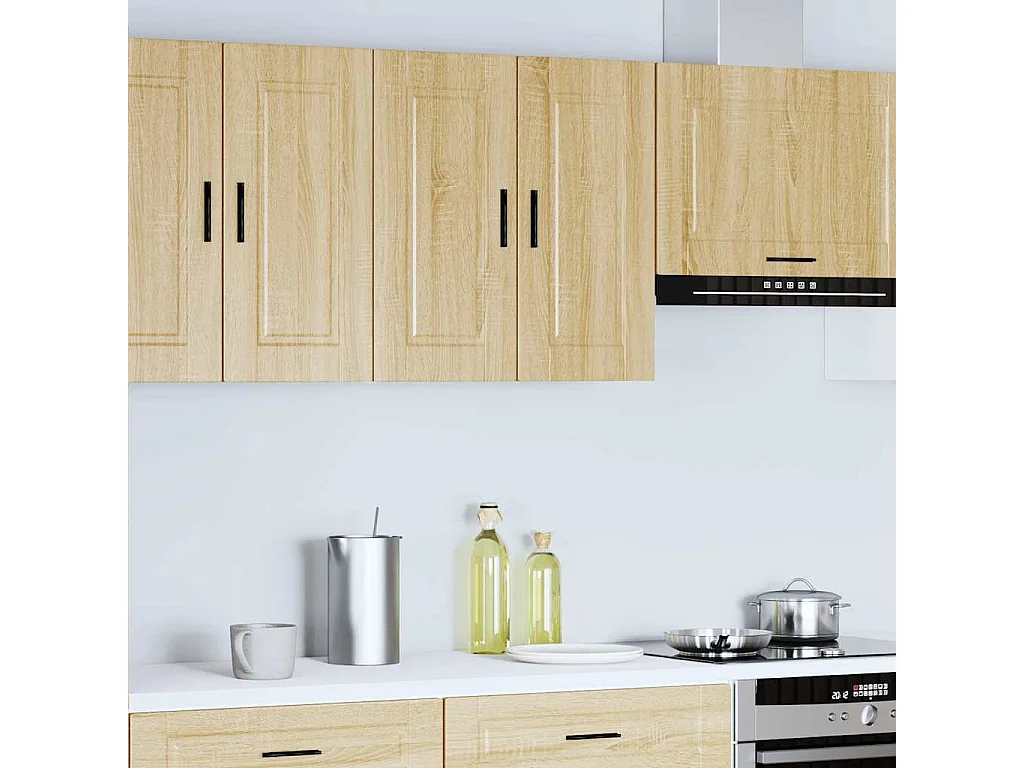 Armoire murale de cuisine chêne sonoma bois d'ingénierie