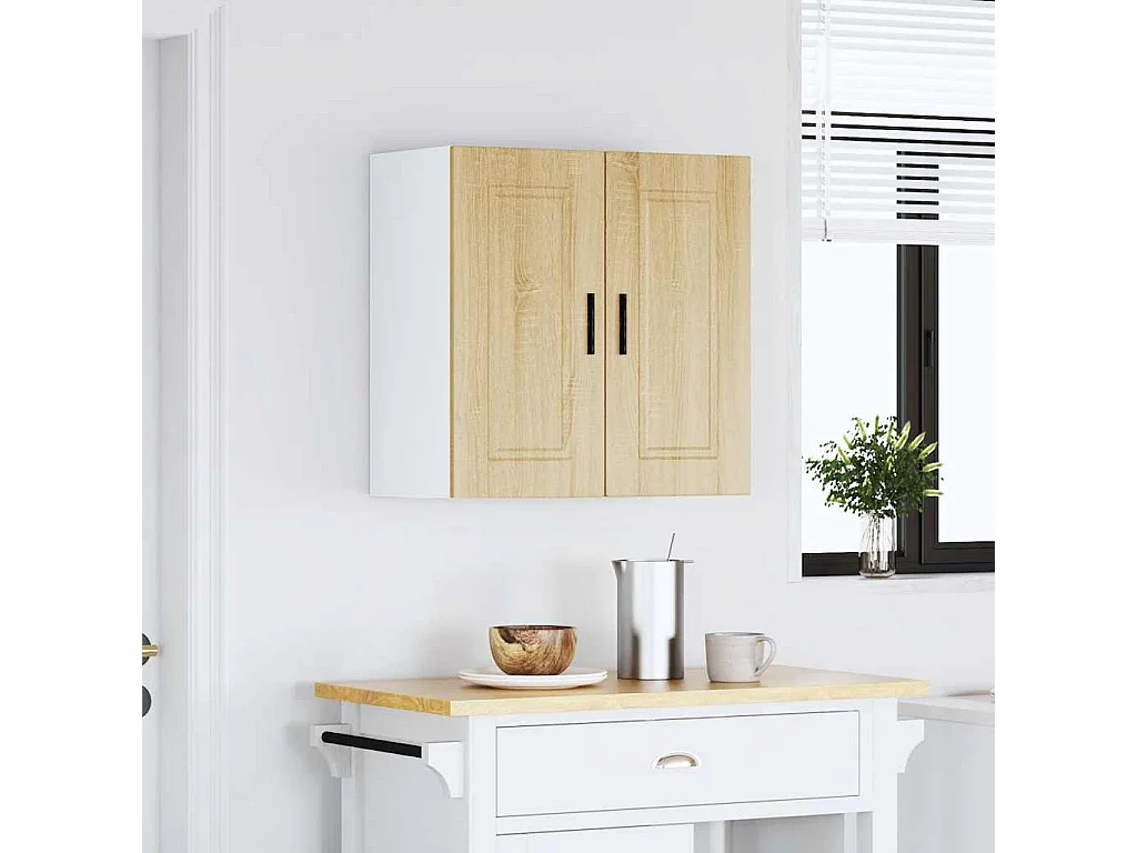 Armoire murale de cuisine chêne sonoma bois d'ingénierie