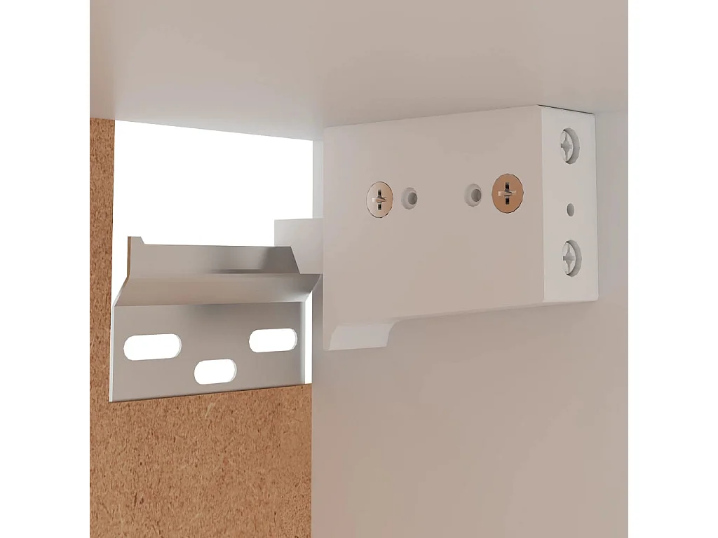 Armoire suspendue Gris béton 39,5x31x60 cm