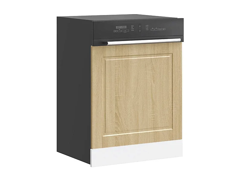 Panneau de lave-vaisselle chêne sonoma 60x1,5x67 cm