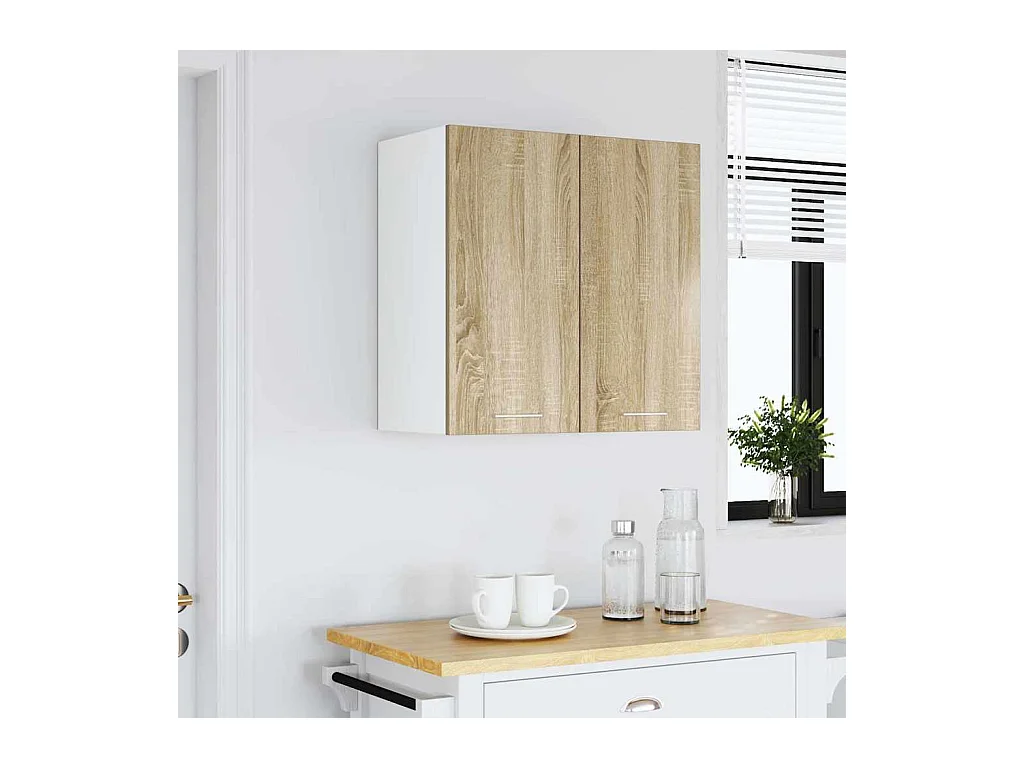 Hängeschrank Sonoma Eiche 60x31x60 cm Spanplatte