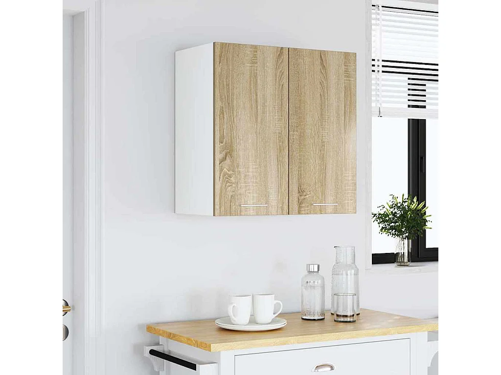Armario colgante roble Sonoma 60x31x60 cm Aglomerado