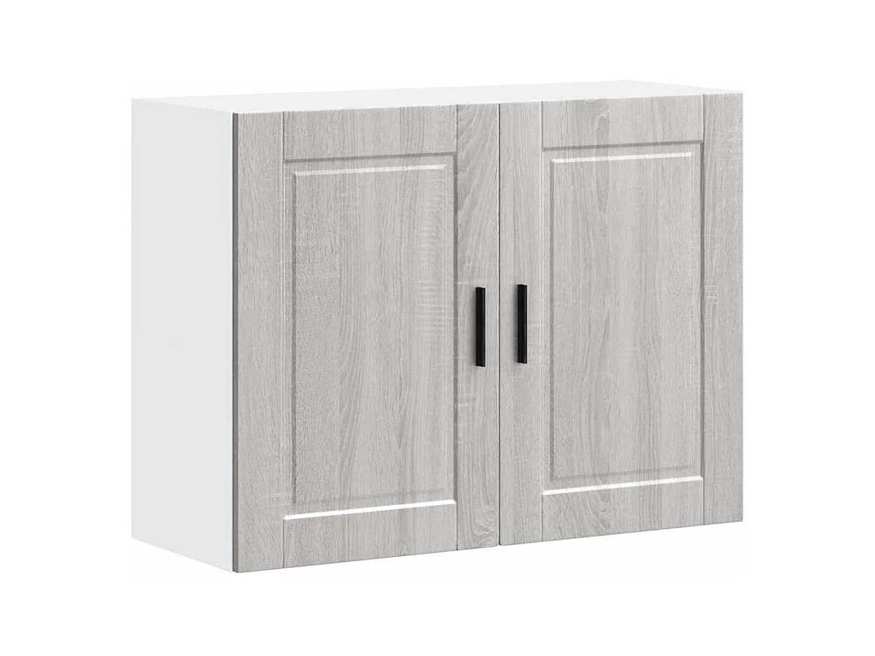 Armoire murale de cuisine sonoma gris bois d'ingénierie