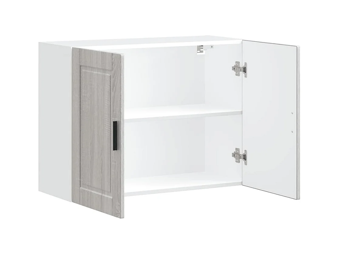 Armoire murale de cuisine sonoma gris bois d'ingénierie