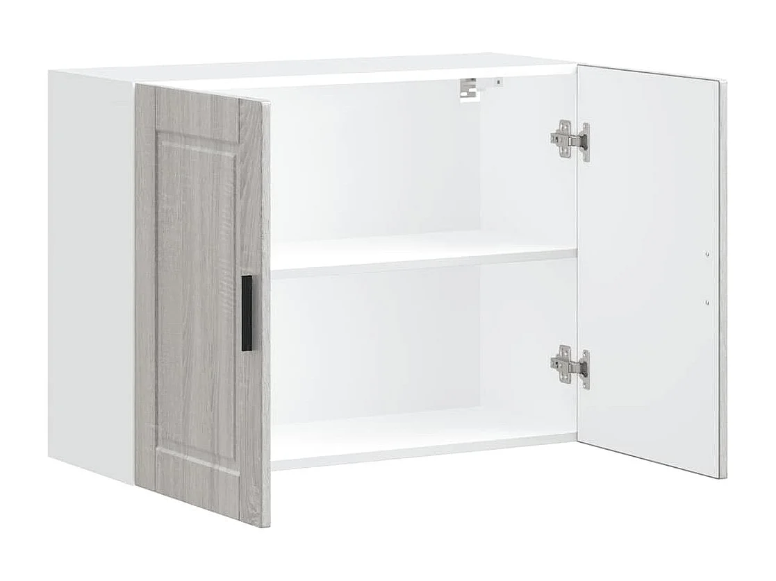 Armoire murale de cuisine sonoma gris bois d'ingénierie