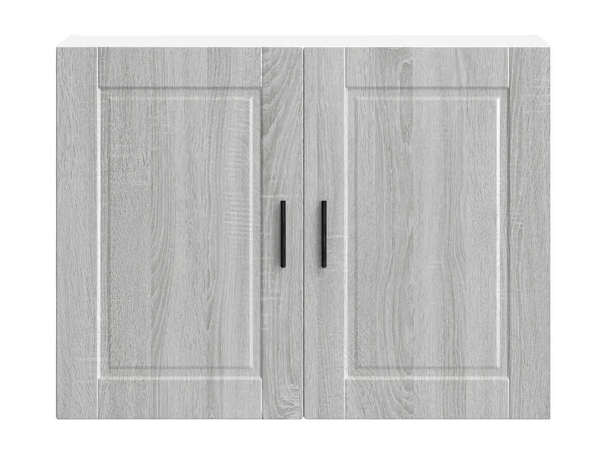 Armoire murale de cuisine sonoma gris bois d'ingénierie