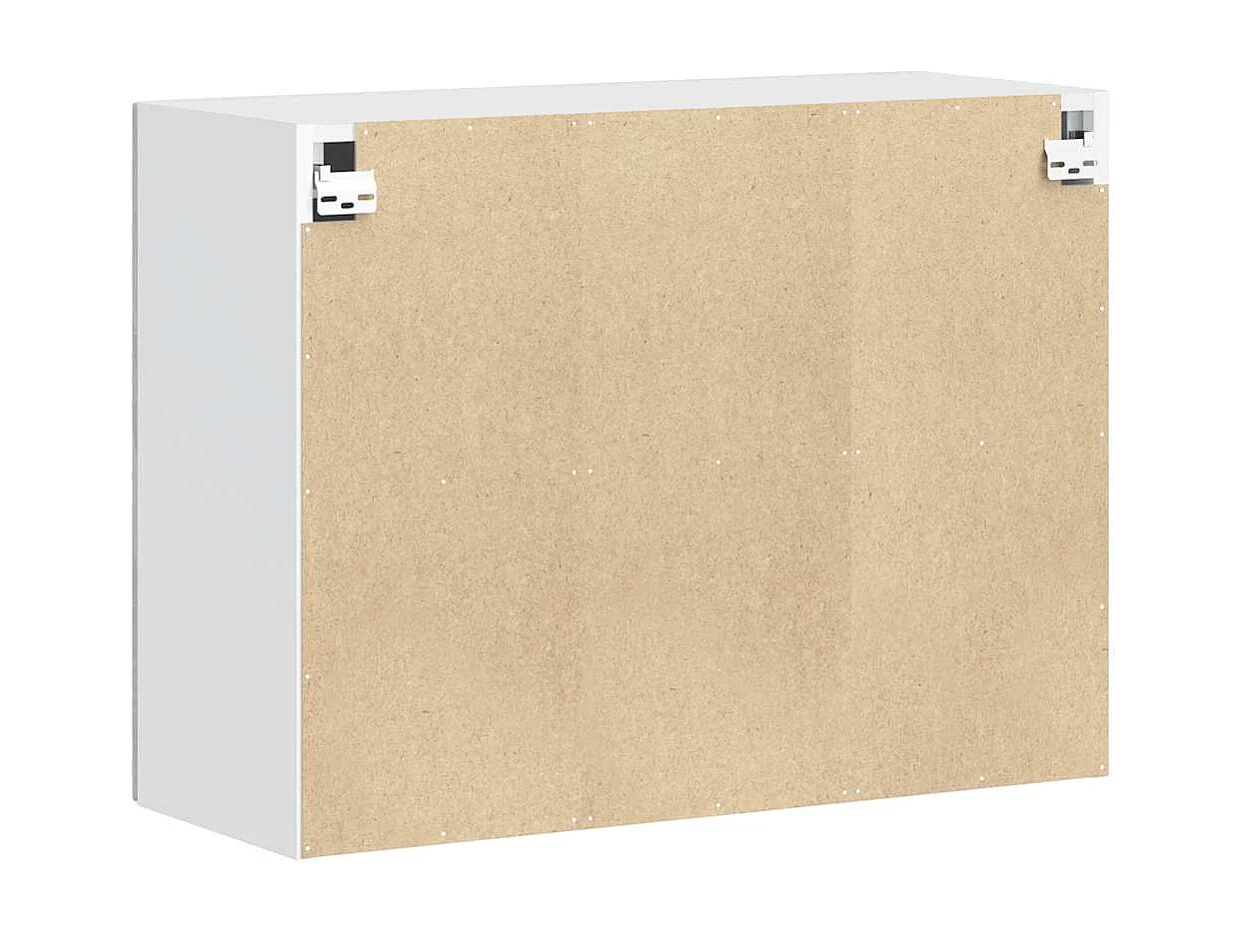 Armoire murale de cuisine sonoma gris bois d'ingénierie