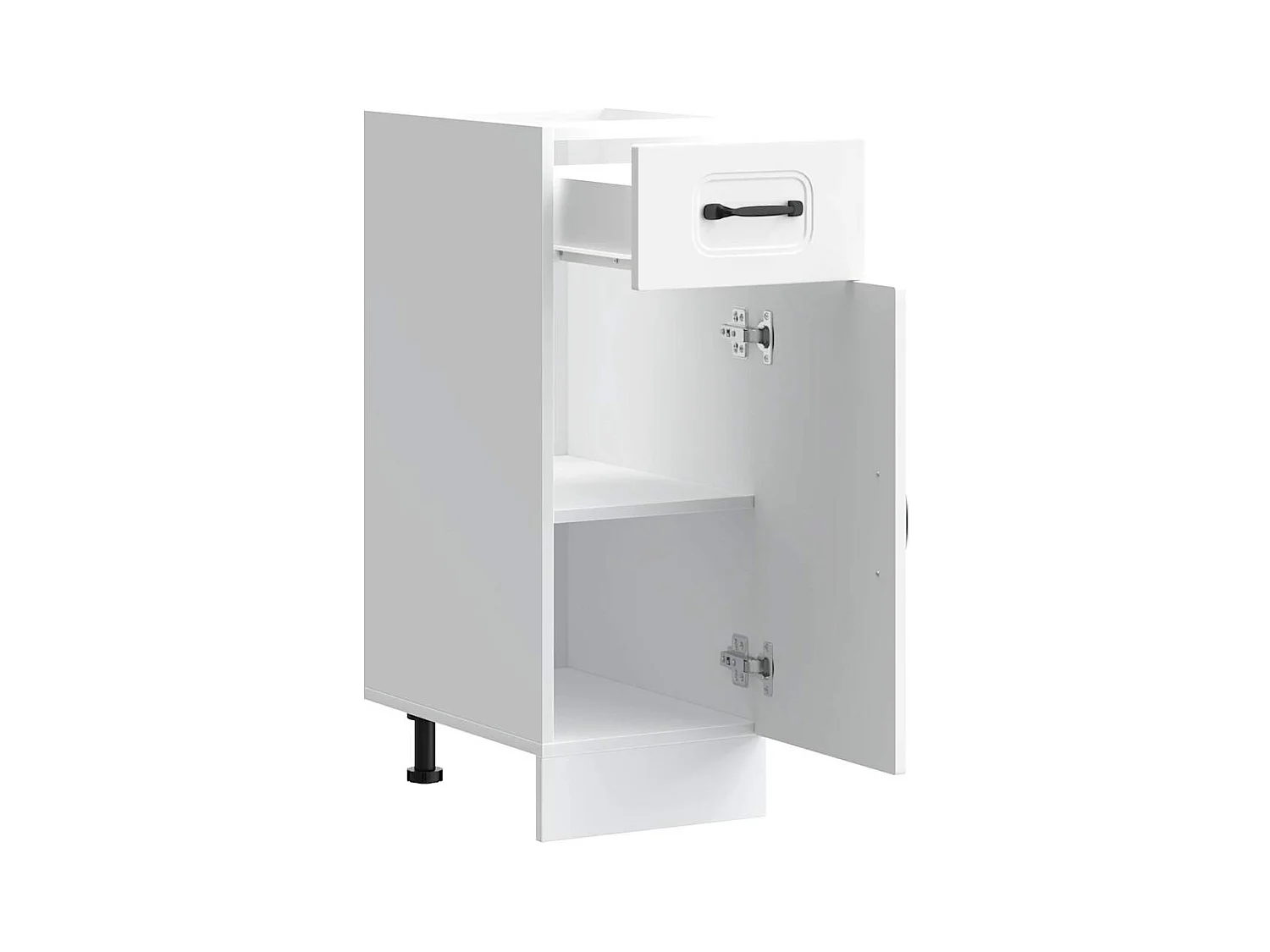 Mobile da cucina in legno ingegnerizzato bianco