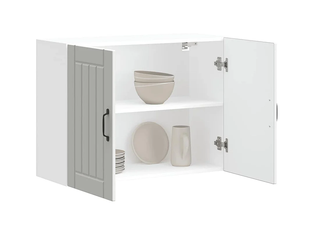 Mobile da cucina in legno ingegnerizzato bianco Lucca