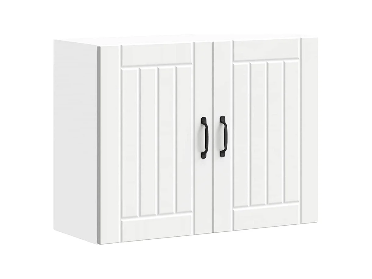 Armoire murale de cuisine blanc bois d'ingénierie