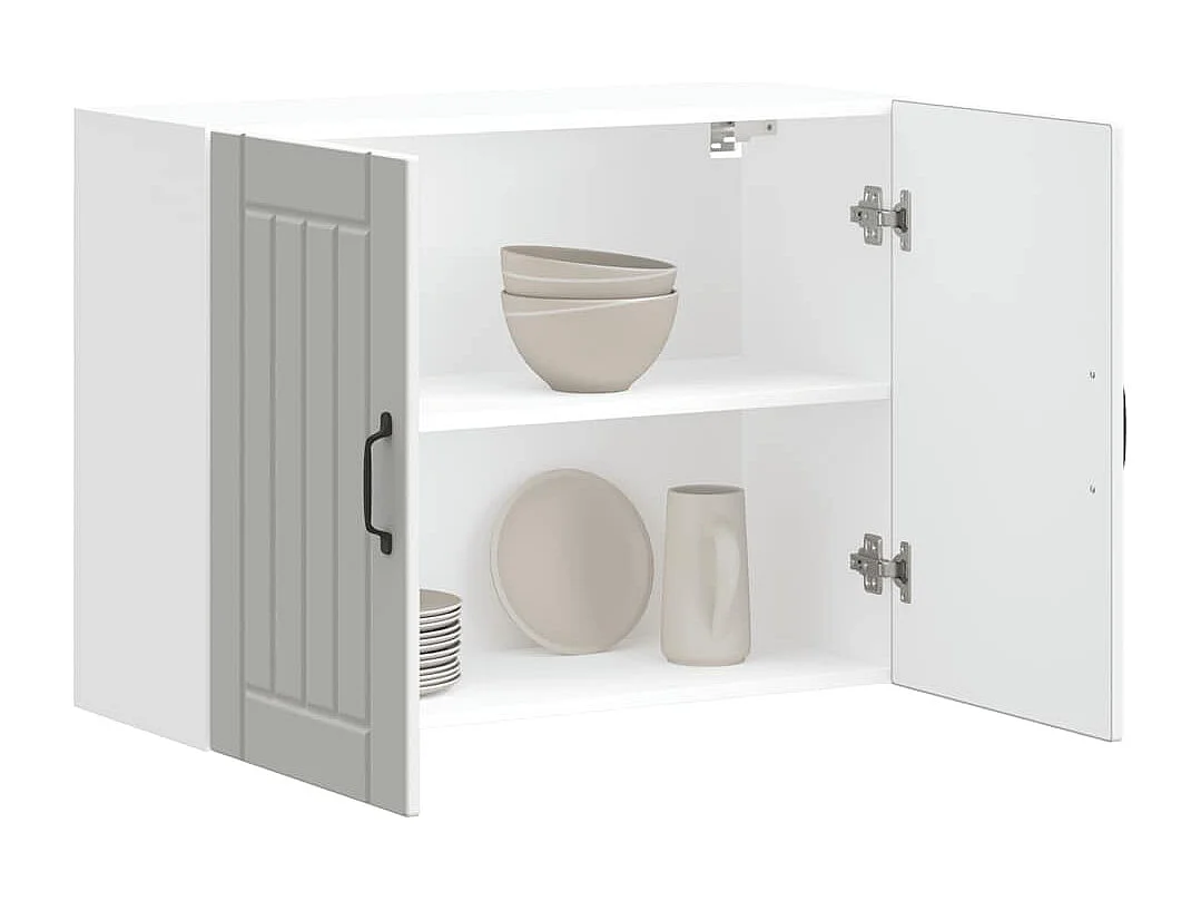 Mobile da cucina in legno ingegnerizzato bianco Lucca