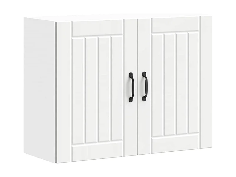 Armoire murale de cuisine blanc bois d'ingénierie