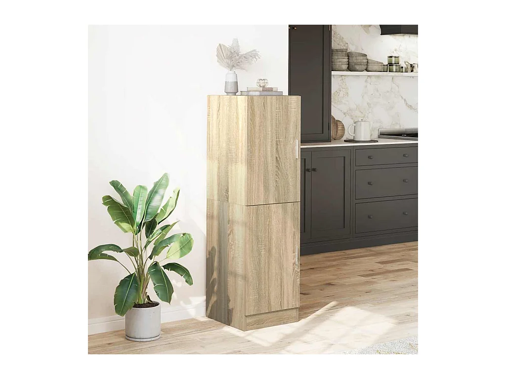 Mobile da cucina in rovere Sonoma 38x41,5x131,5 cm in legno ingegnerizzato