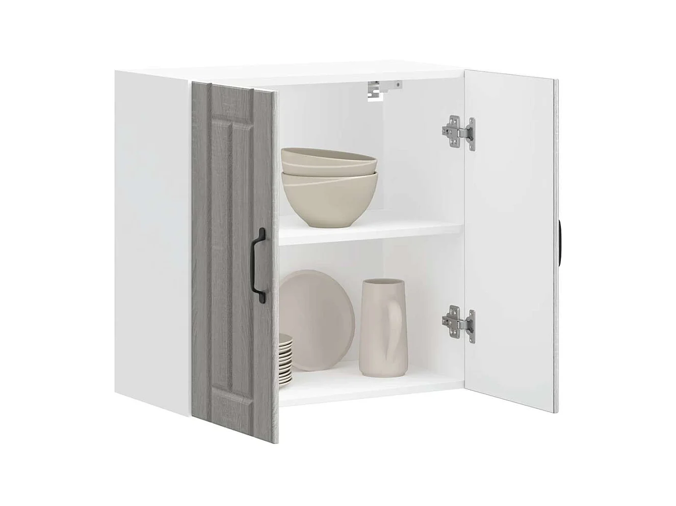 Armoire murale de cuisine sonoma gris bois ingénierie