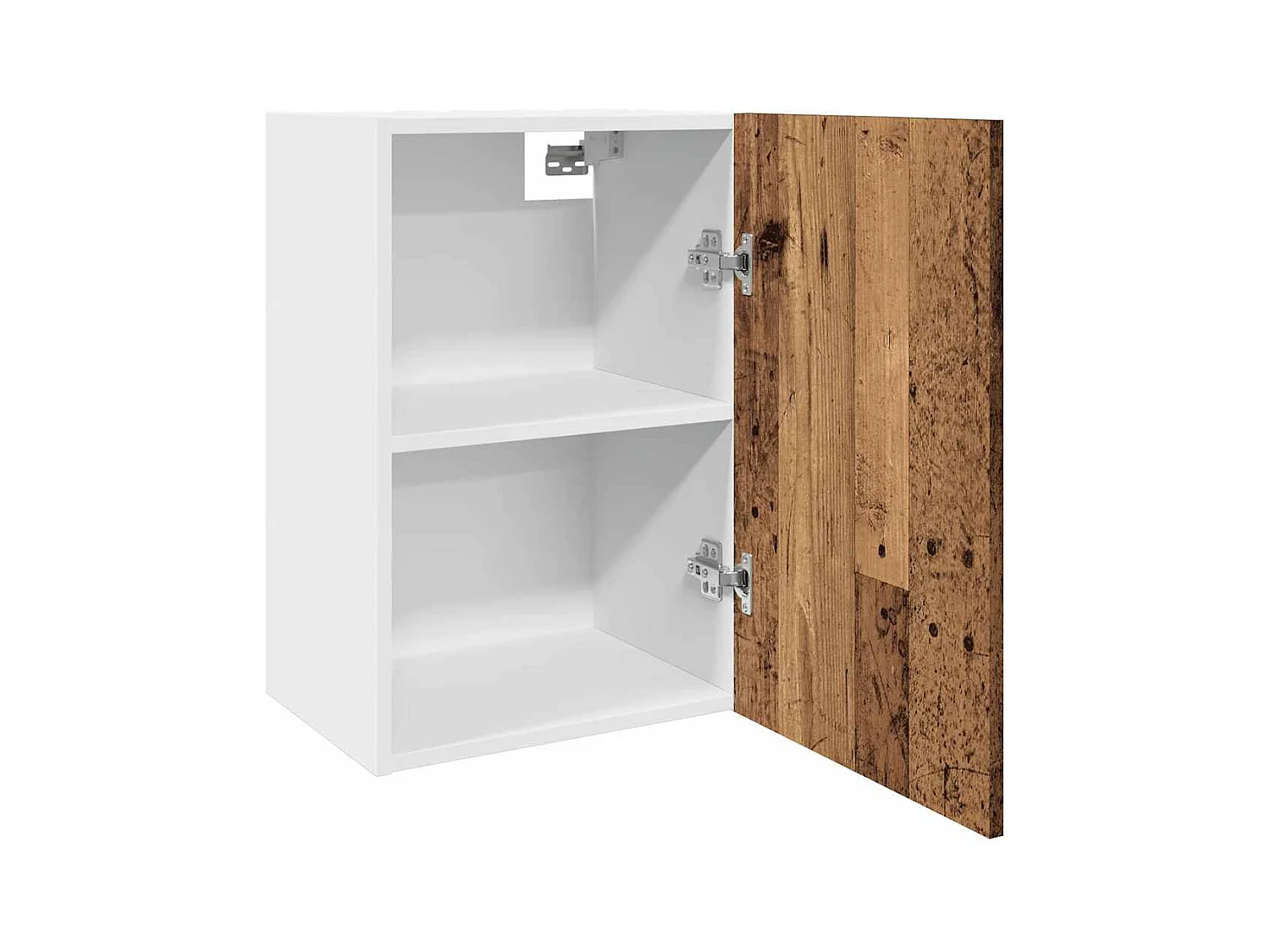 Armoire suspendue vieux bois 40x31x60 cm