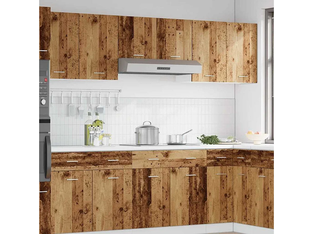 Armario colgante "Lyon", madera vieja, 40x31x60 cm