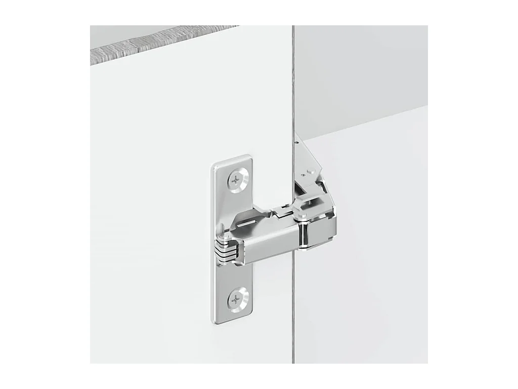 Armoire murale d'angle de cuisine sonoma gris