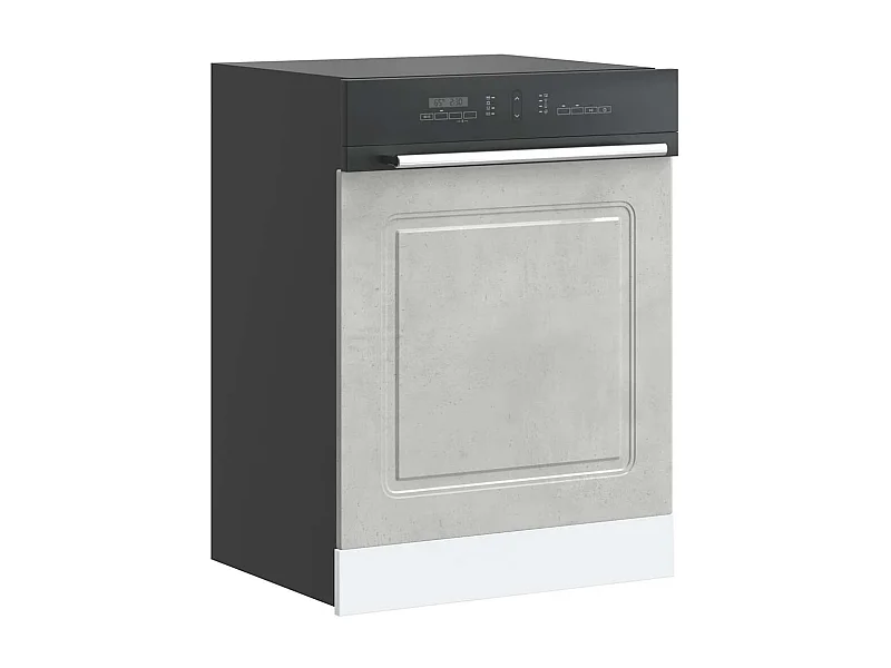 Kalmar vaatwasserpaneel betongrijs 60x1,5x67 cm