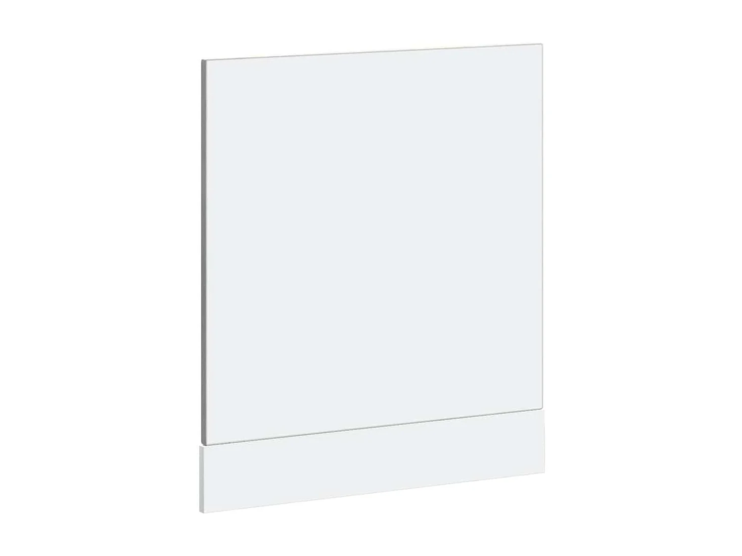 Panneau de lave-vaisselle gris béton 60x1,5x67 cm