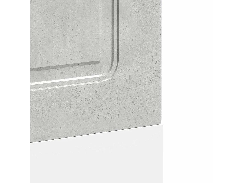 Panneau de lave-vaisselle gris béton 60x1,5x67 cm