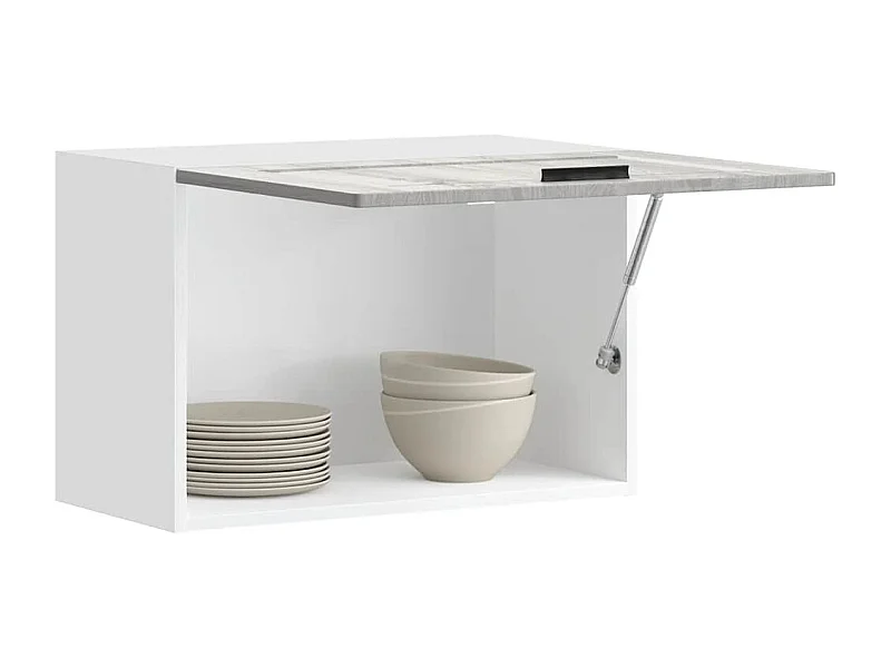 Armoire murale de cuisine sonoma gris bois d'ingénierie