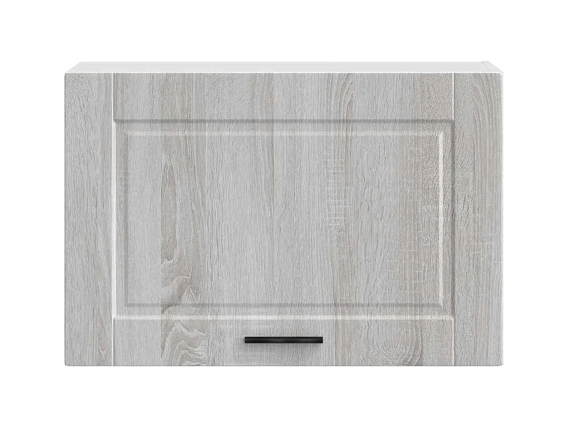 Armoire murale de cuisine sonoma gris bois d'ingénierie