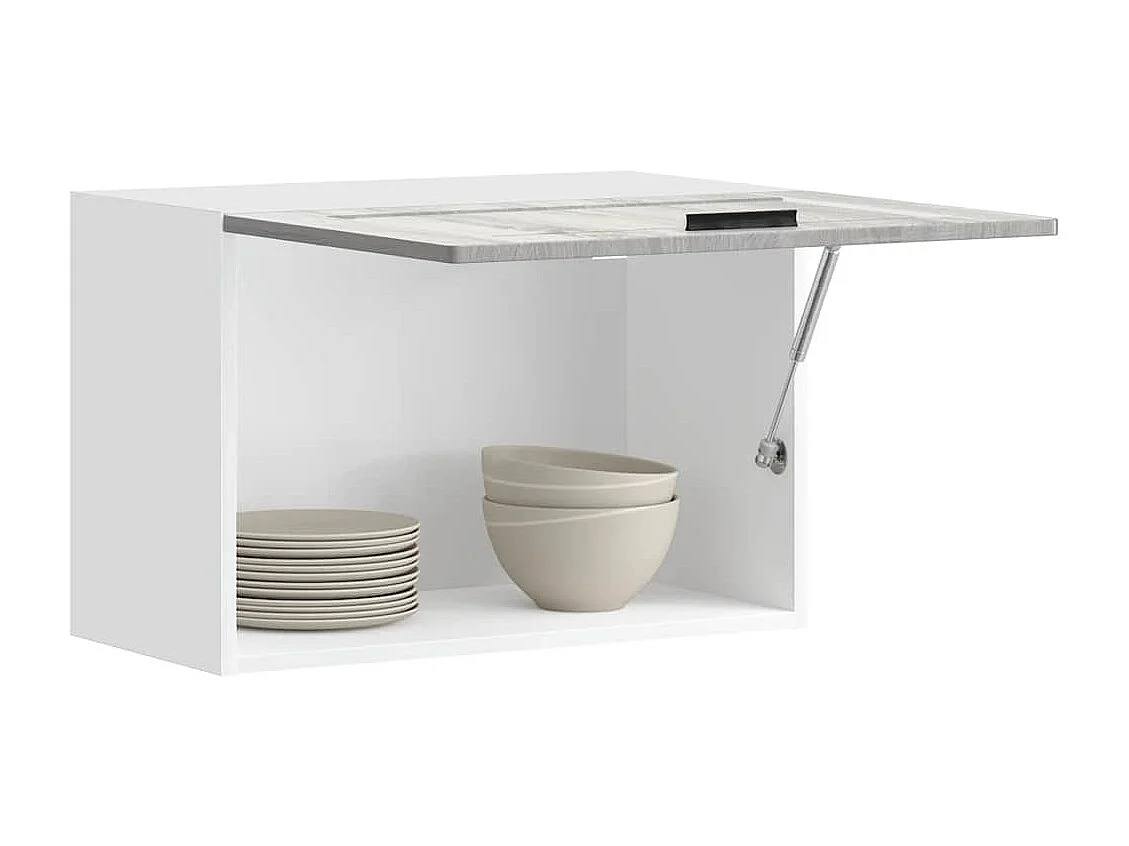 Armoire murale de cuisine sonoma gris bois d'ingénierie