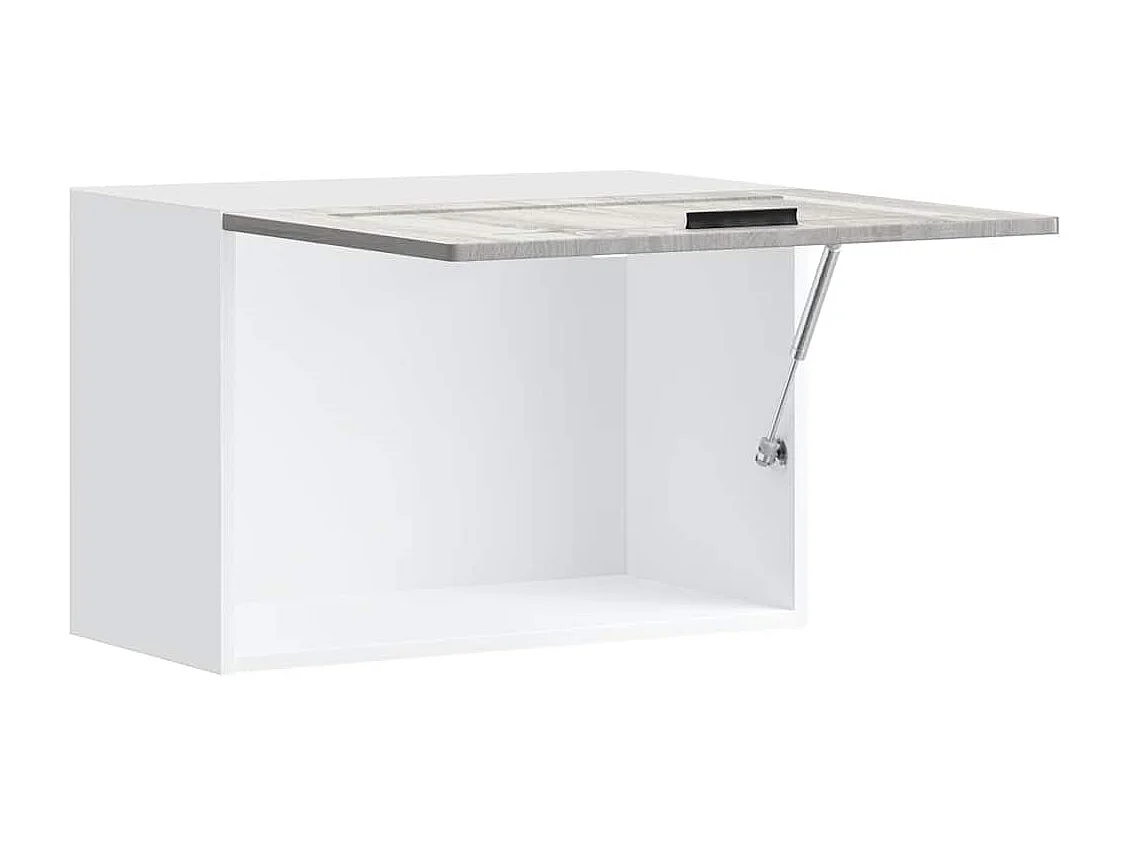 Armoire murale de cuisine sonoma gris bois d'ingénierie