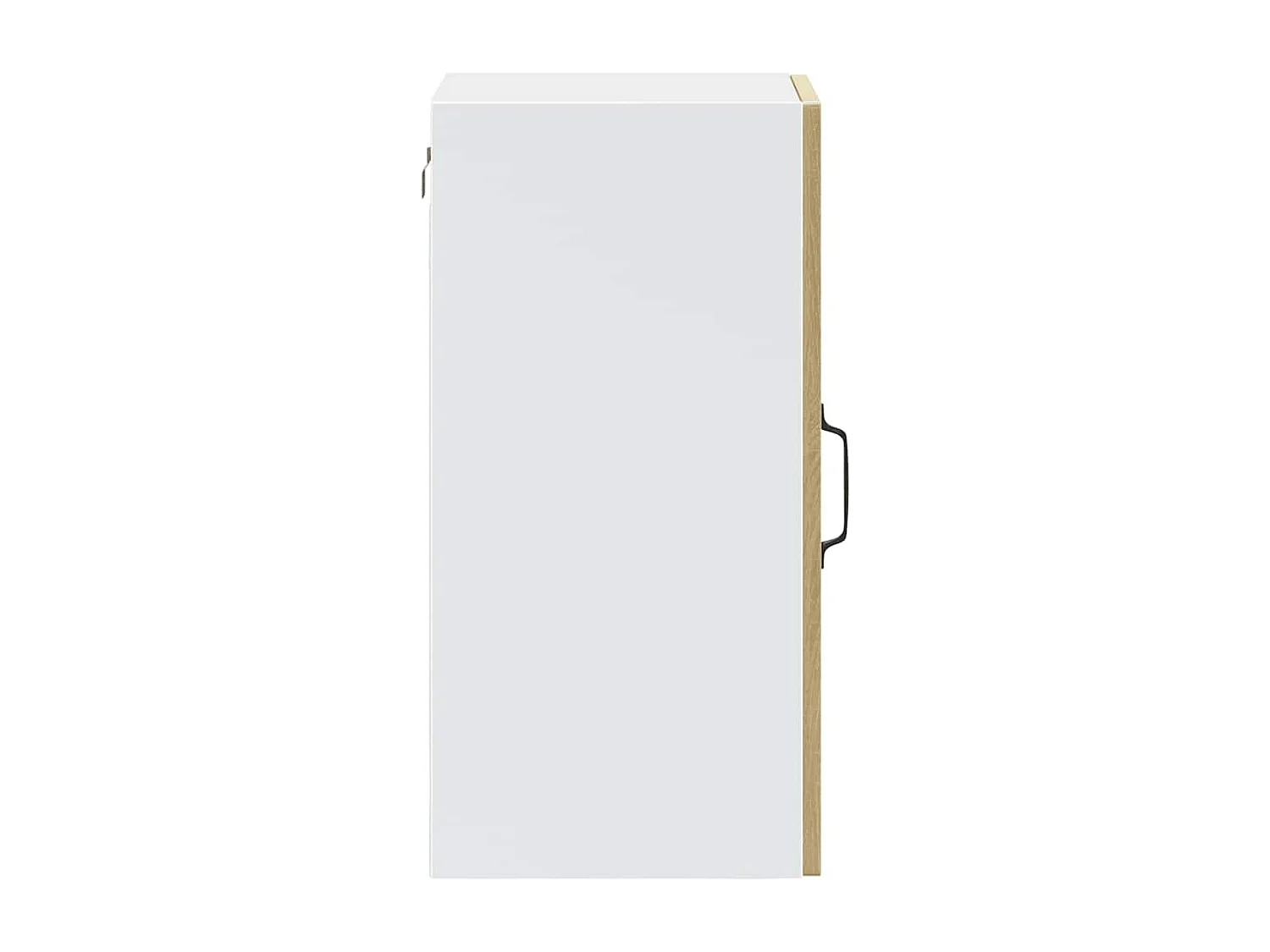 Armario de cocina de pared de roble Sonoma y puerta de vidrio