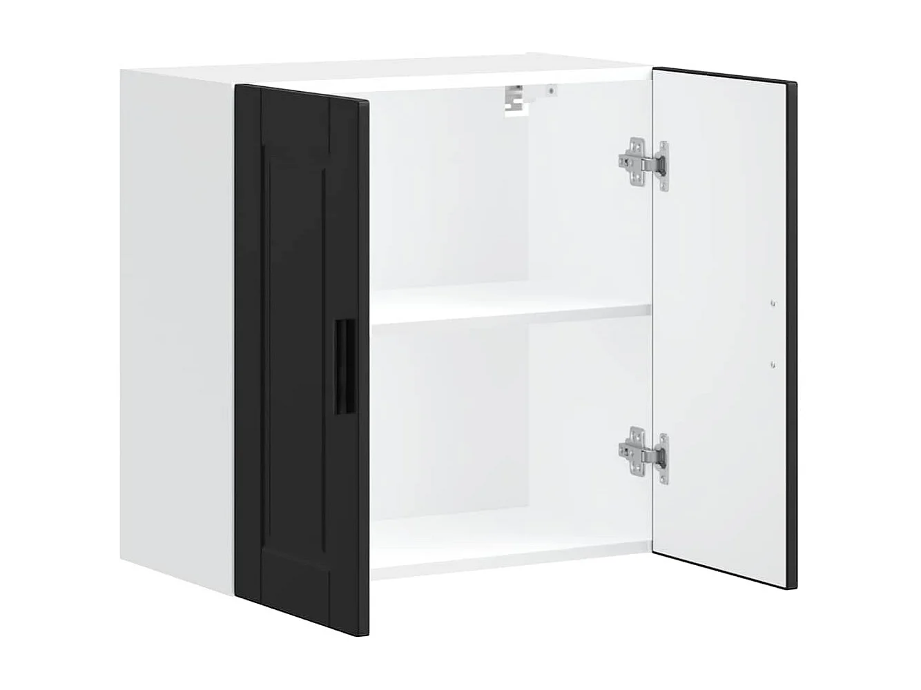 Mobile da cucina in legno ingegnerizzato nero Porto