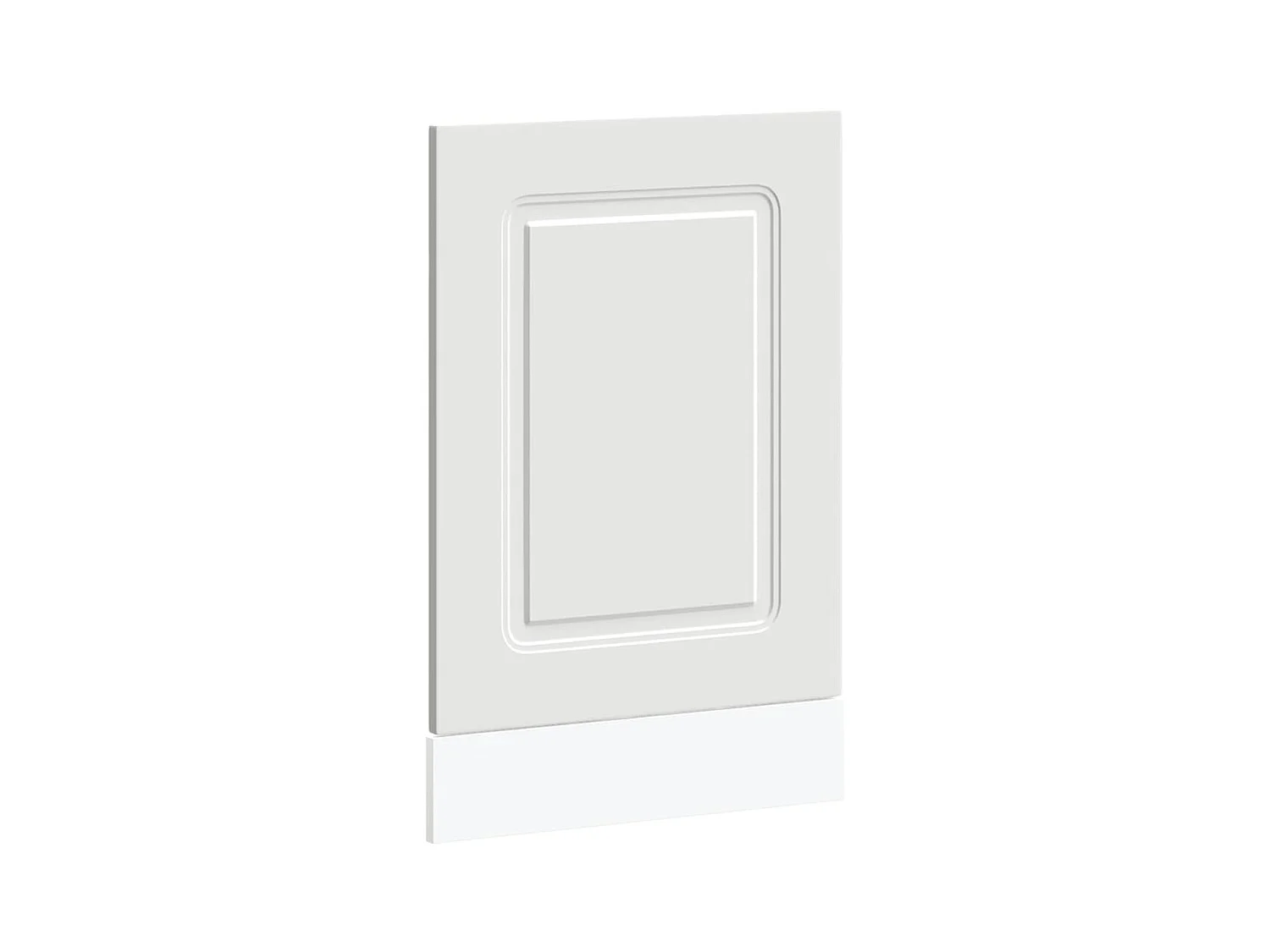 Pannello lavastoviglie bianco 45x1,5x67 cm