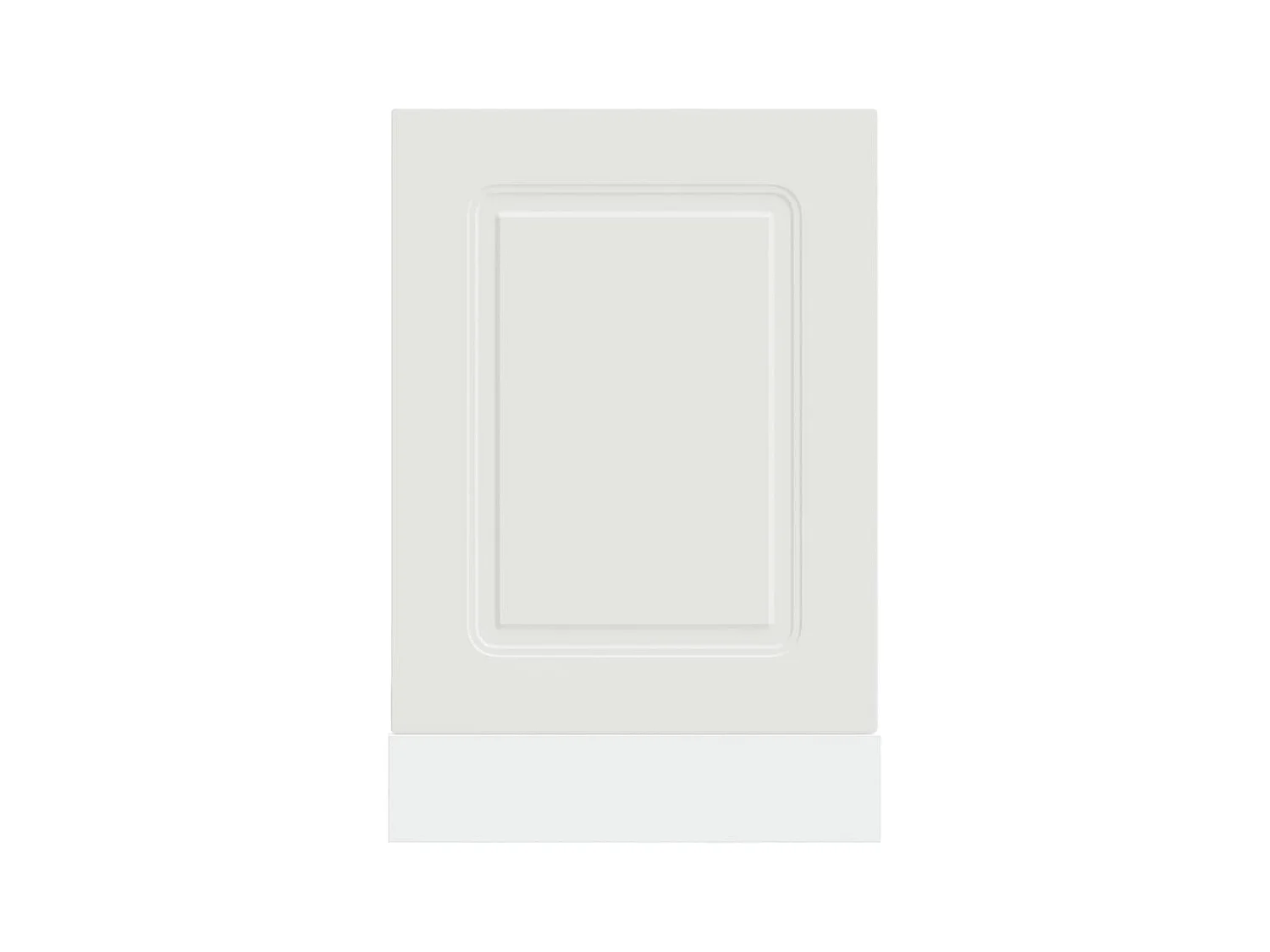 Pannello lavastoviglie bianco 45x1,5x67 cm