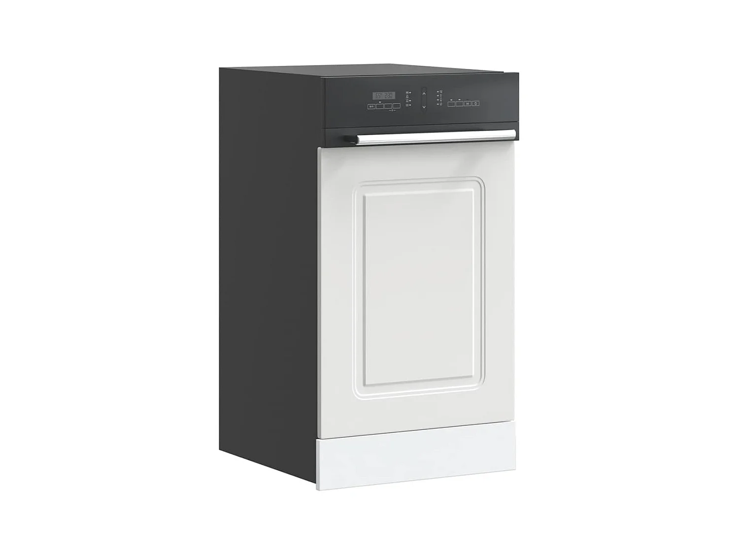 Panneau de lave-vaisselle blanc 45x1,5x67 cm