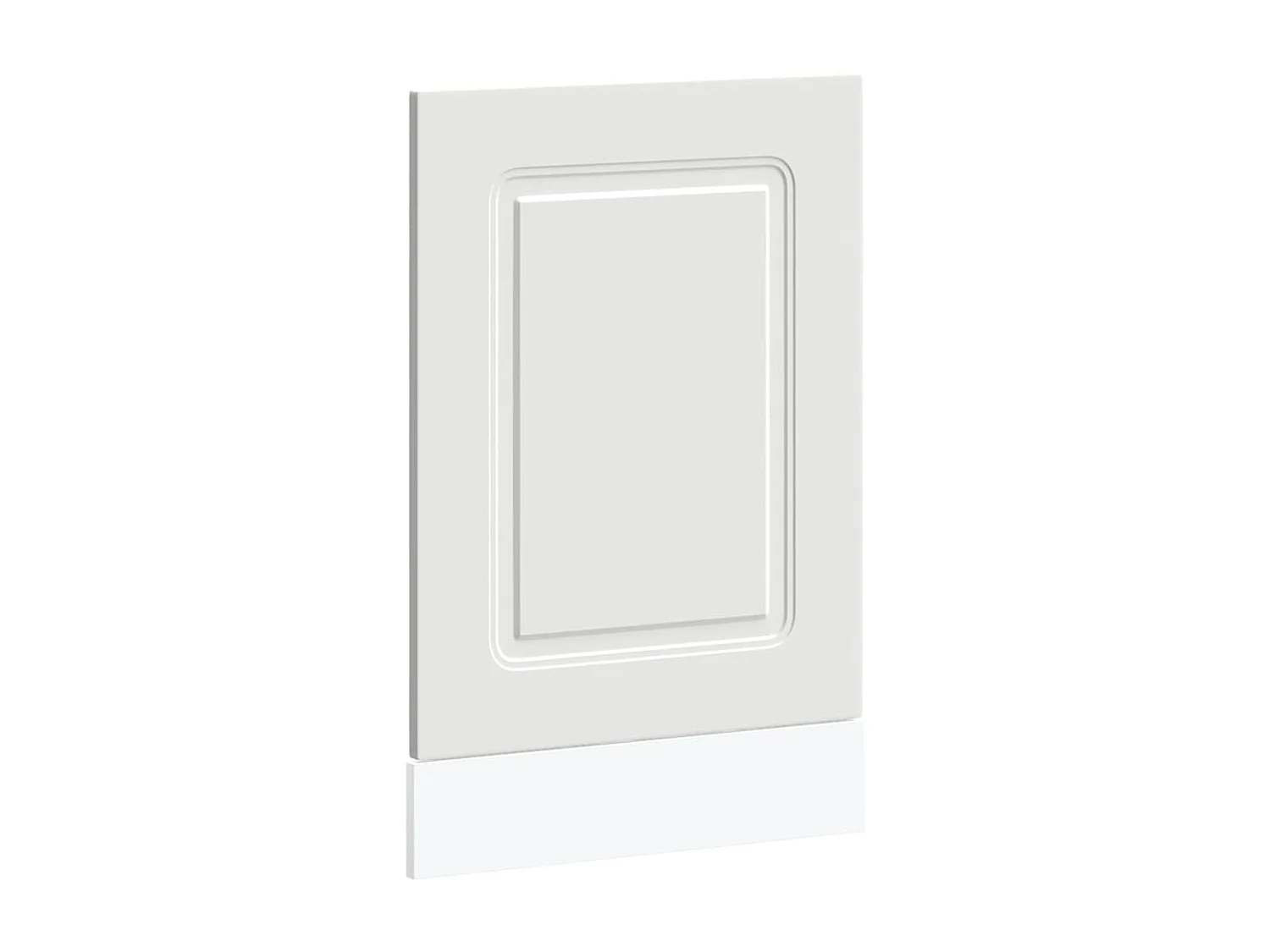 Panneau de lave-vaisselle blanc 45x1,5x67 cm