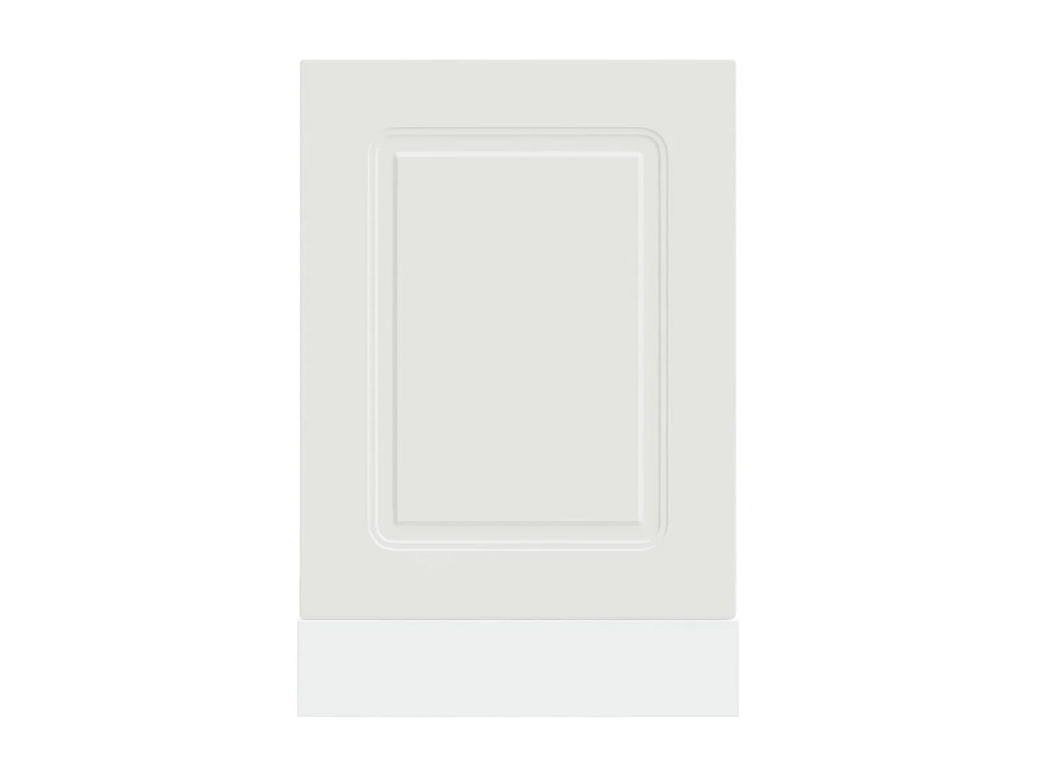 Panneau de lave-vaisselle blanc 45x1,5x67 cm