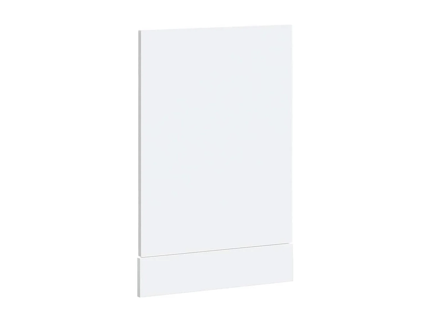 Panneau de lave-vaisselle blanc 45x1,5x67 cm
